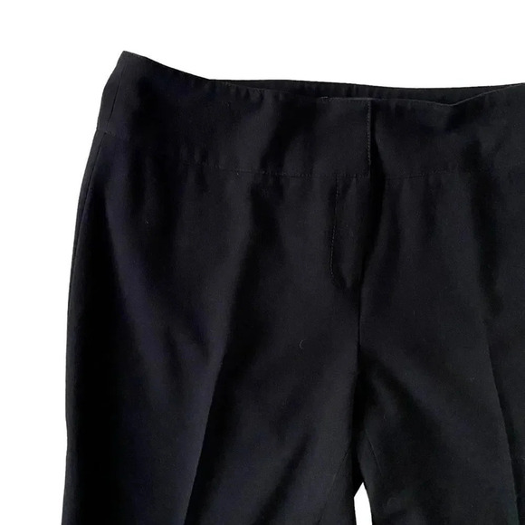 Kenneth Cole Black Straight-Leg Career Trousers Size 10 - Picture 4 of 11